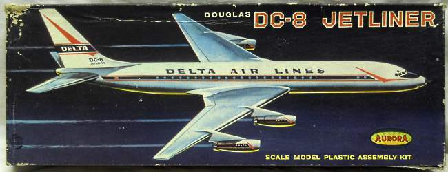Aurora 1/103 Douglas DC-8, 389-249 plastic model kit